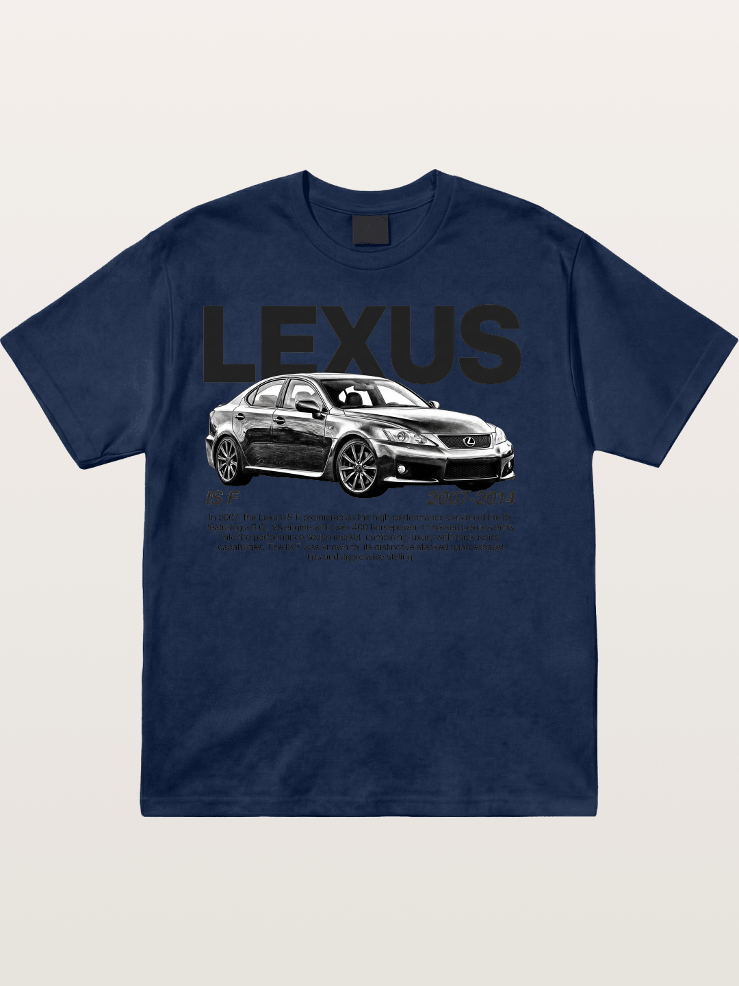 Lexus IS F 2007-2014 Print Cotton T-shirt