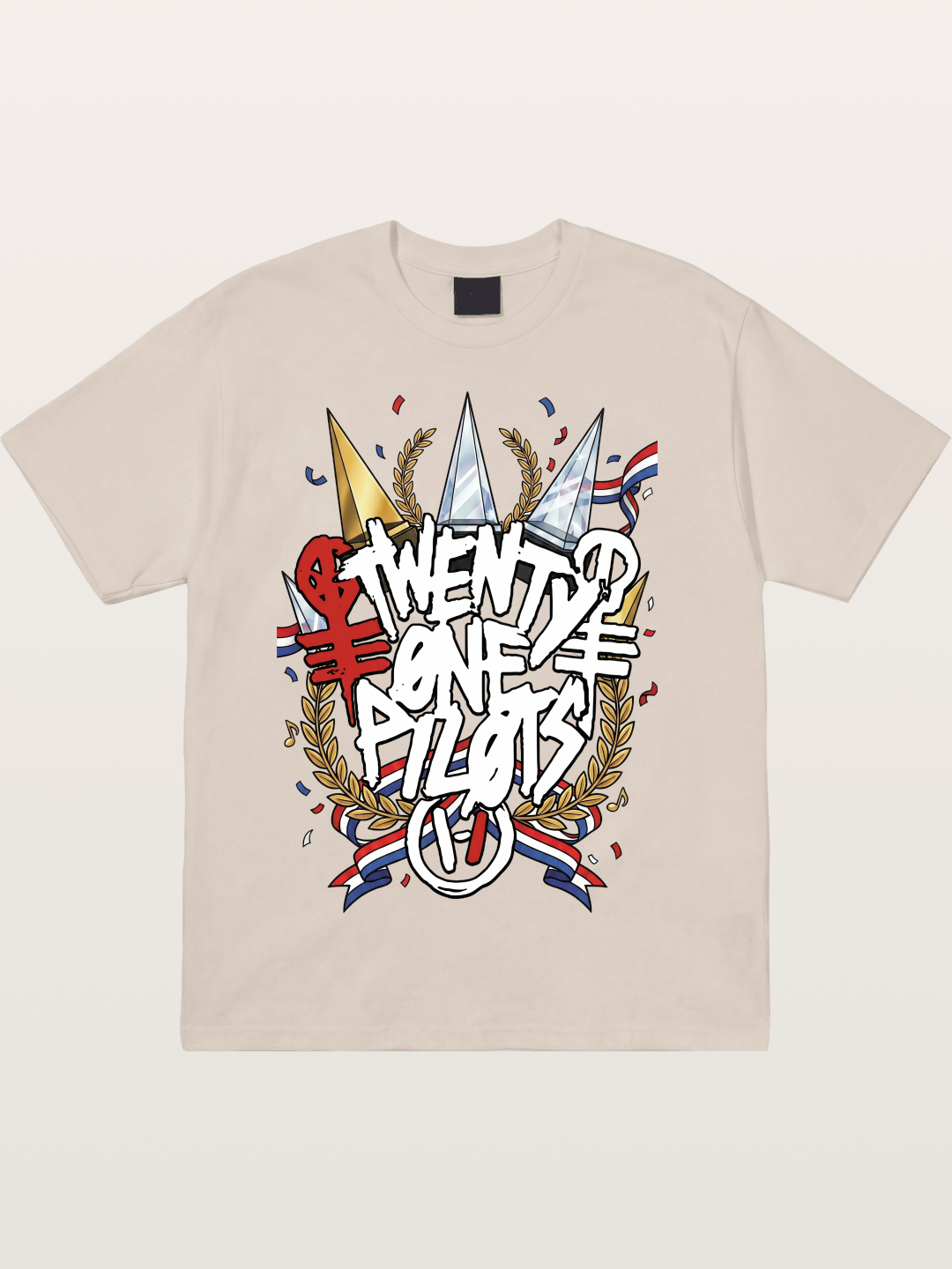 Twenty One Pilots Trophy Art Cotton T-shirt