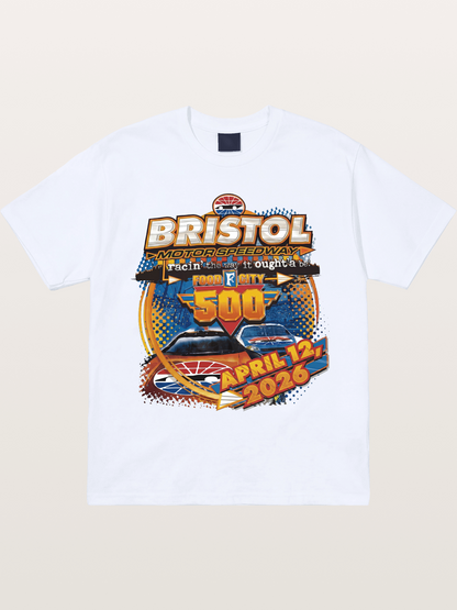 2026 Bristol Food City 500 Print Gildan T-shirt