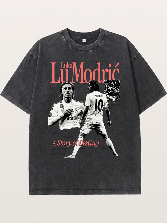 Luka Modric Destiny Story Washed T-shirt