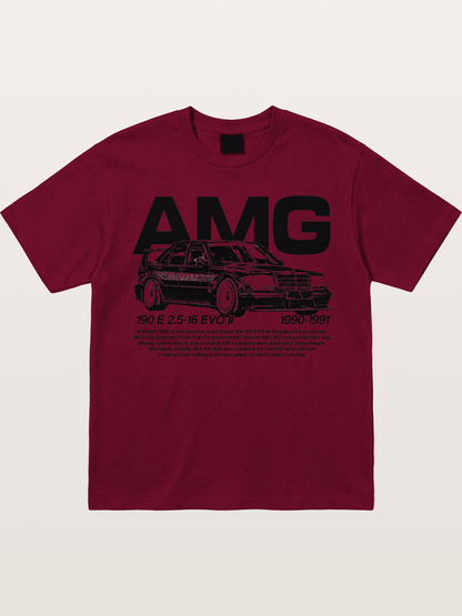 AMG 190E EVO Racing Car Art Gildan T-shirt