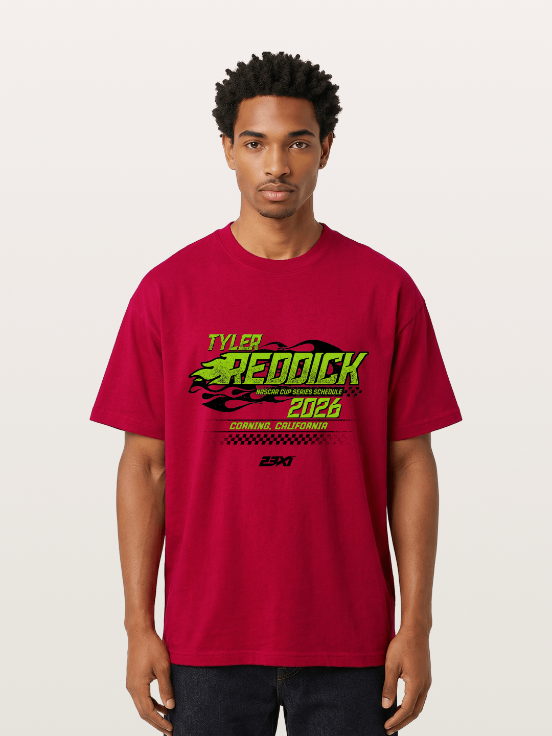 Tyler Reddick 2026 NASCAR Schedule Art Gildan T-shirt