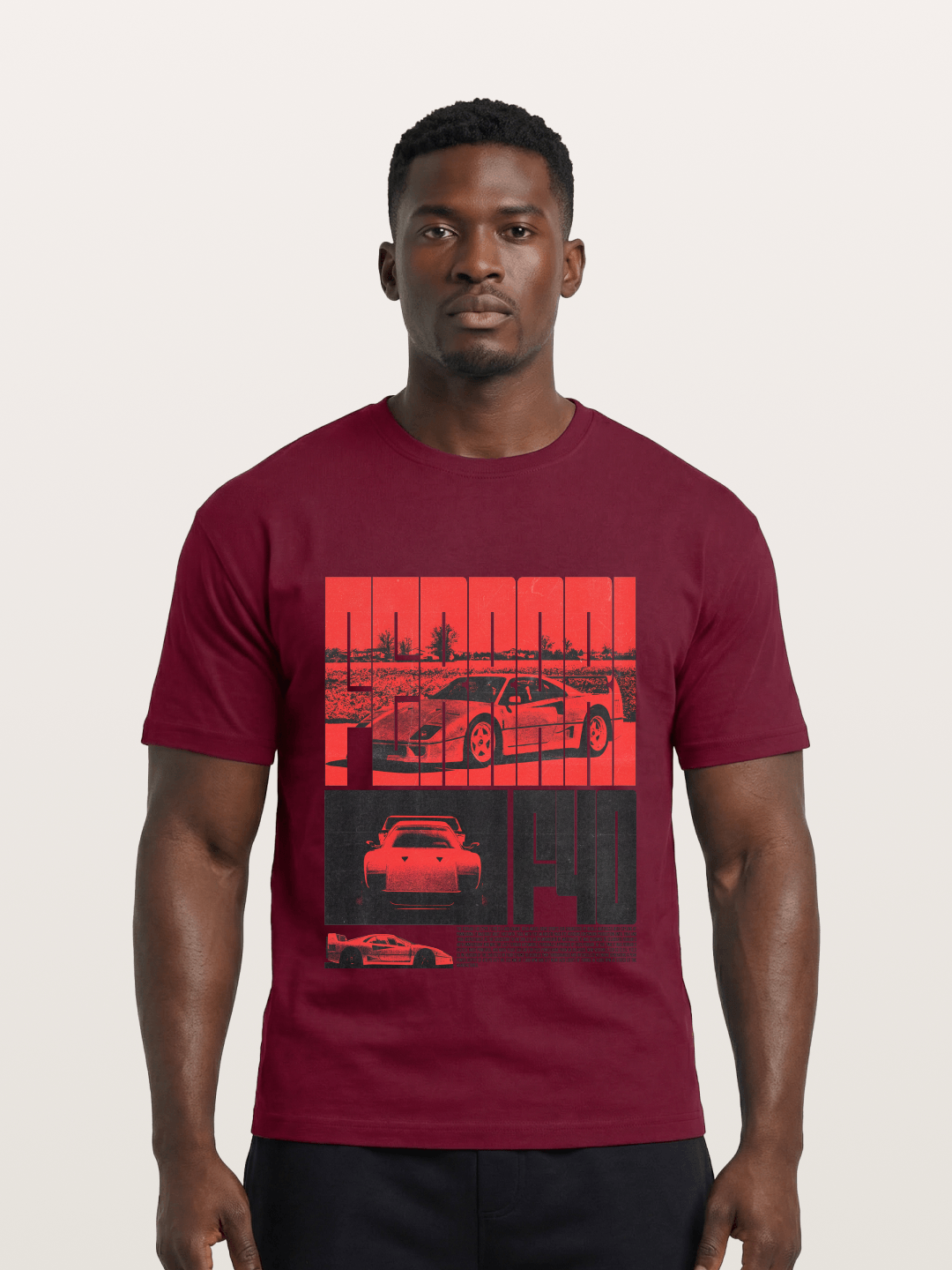 Red F40 Gildan T-shirt