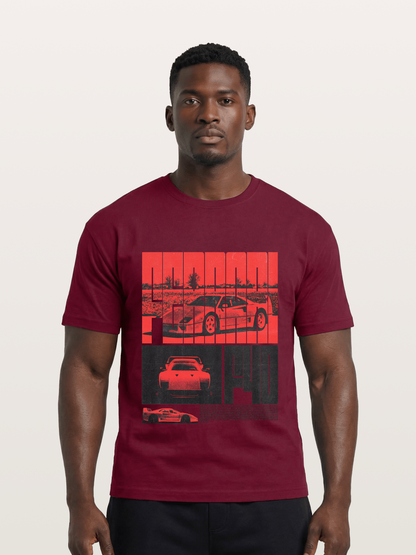 Red F40 Gildan T-shirt