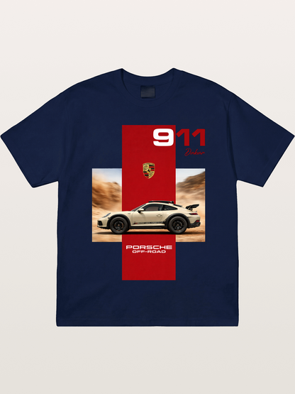Porsche 911 Offroad Safari Style Gildan T-shirt