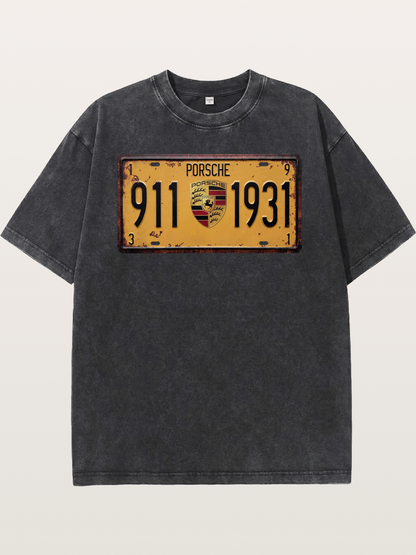 Porsche Crest Washed T-shirt