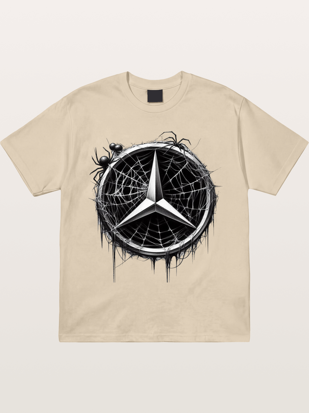 Mercedes Spider Web Logo Art Gildan T-shirt