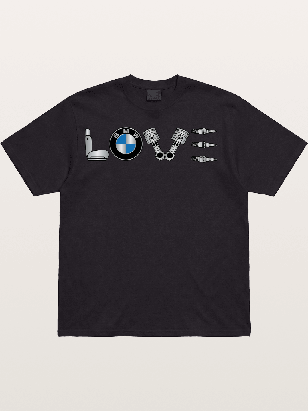 BMW Engine Parts Diagram Cotton T-shirt