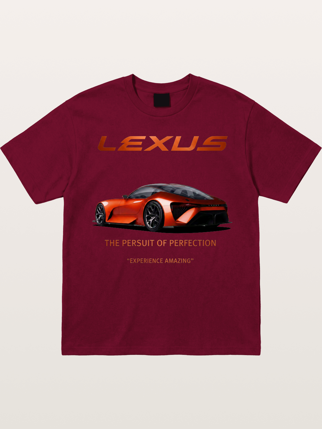 Lexus Concept Car Orange Poster Gildan T-shirt