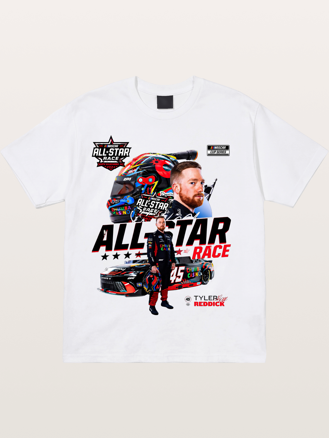 Tyler Reddick All-Star Race Art Cotton T-shirt