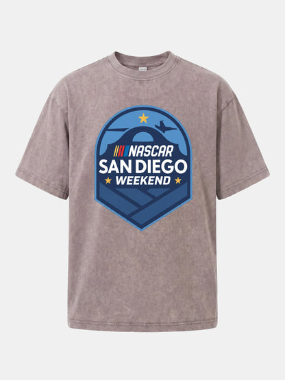 NASCAR San Diego Shield Emblem Washed T-shirt