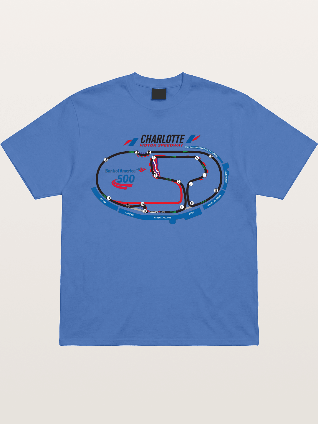 Charlotte Bank Of America 500 Gildan T-shirt