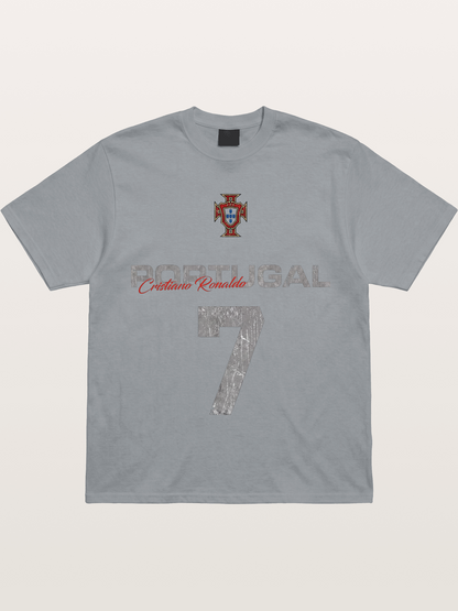 Portugal Ronaldo 7 Jersey Gildan T-shirt