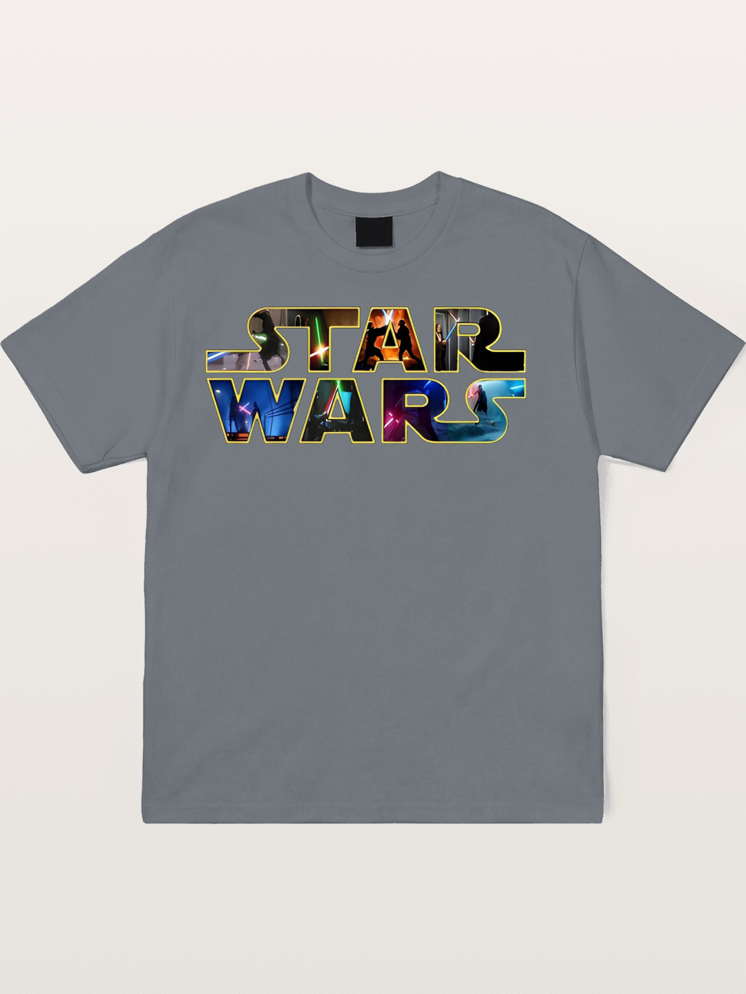 Star Wars Classic Logo Movie Cotton T-shirt