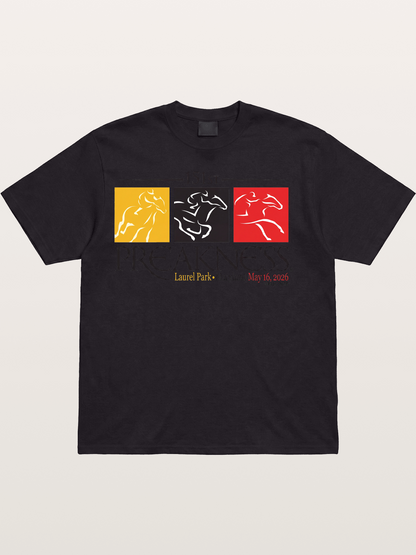 151st Preakness Race Minimal Poster Cotton T-shirt