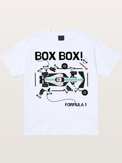 F1 Box Box Pit Stop Graphic Gildan T-shirt