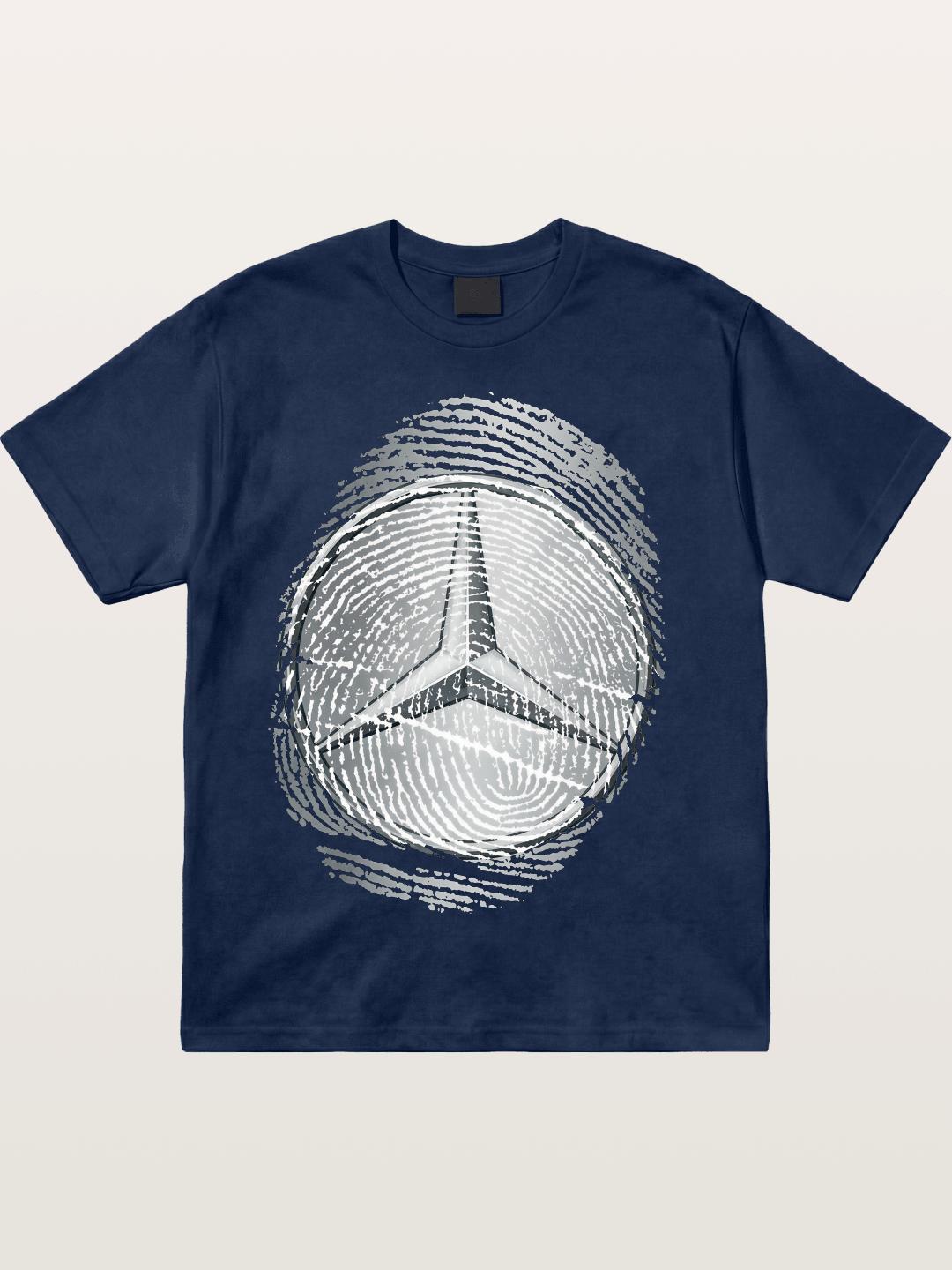 Mercedes Fingerprint Logo Cotton T-shirt