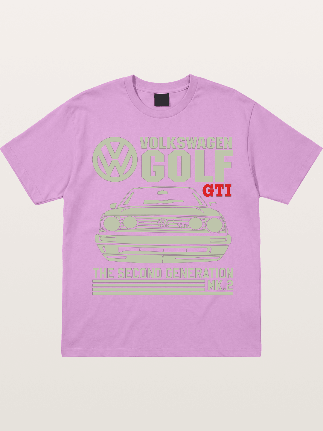Volkswagen Golf MK2 Outline Gildan T-shirt