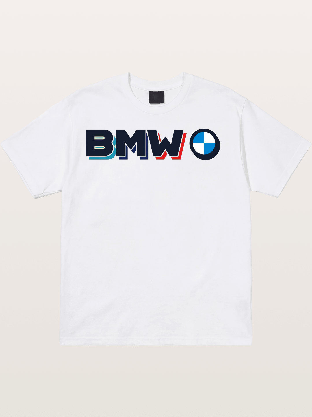 BMW Modern Typography Logo Cotton T-shirt