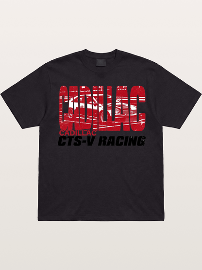 Cadillac CTS-V Racing Typography Gildan T-shirt
