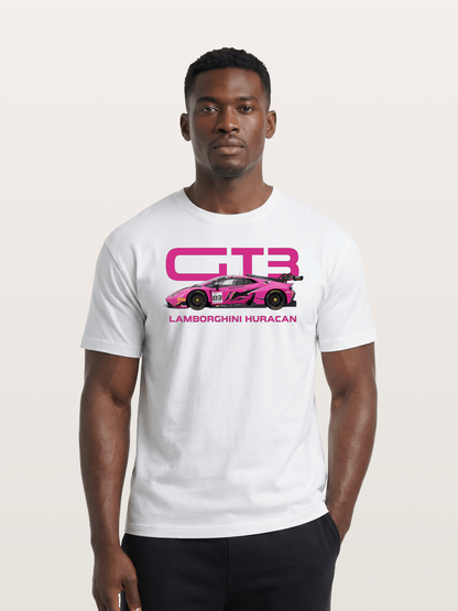 Pink Racer Cotton T-shirt