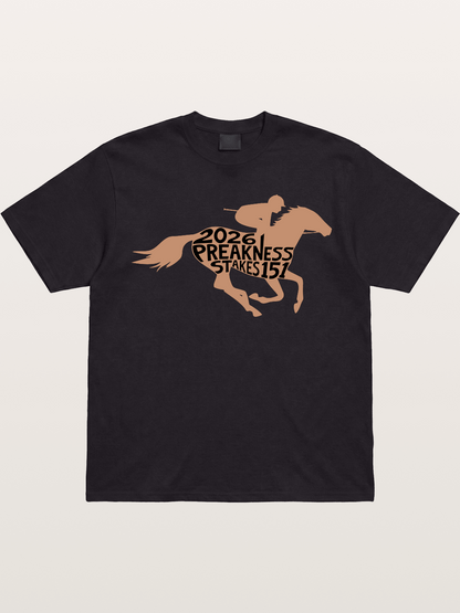 Preakness Stakes 151 Horse Silhouette Gildan T-shirt