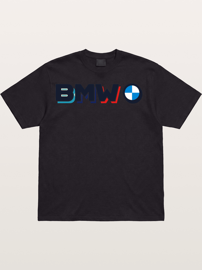 BMW Modern Typography Logo Cotton T-shirt