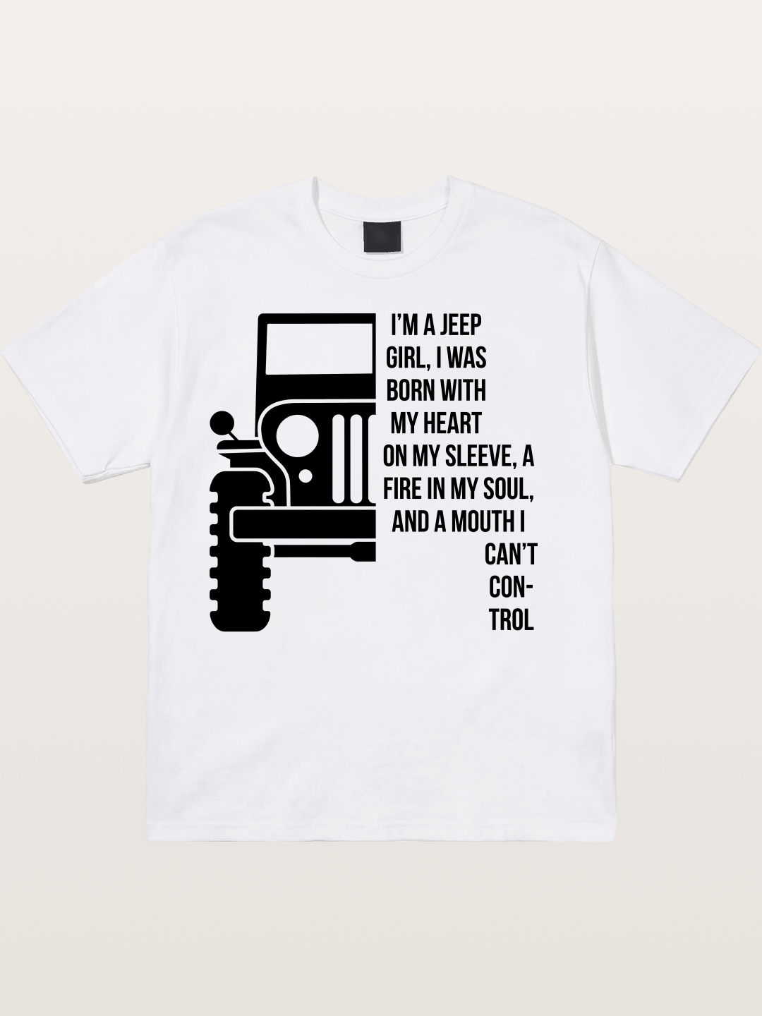Jeep Girl Cotton T-shirt
