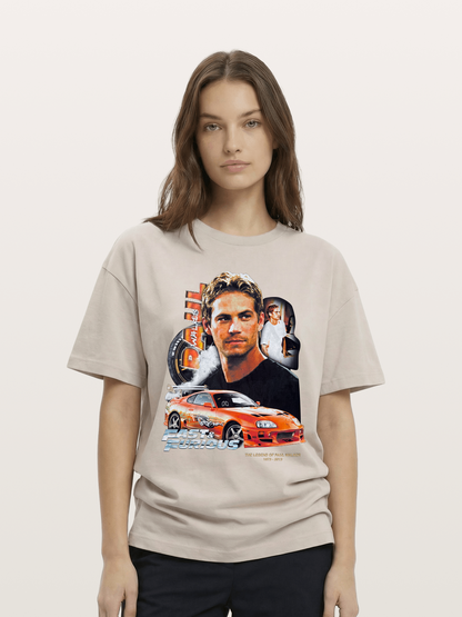 Orange Supra Fast & Furious Cotton T-shirt