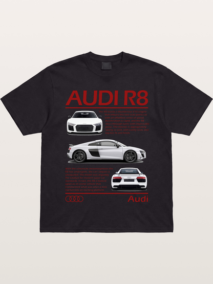 Audi R8 Multi Angle Showcase Gildan T-shirt