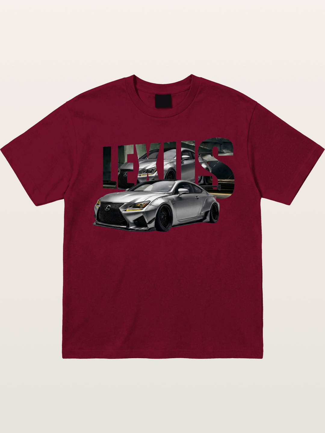 Lexus RC F Overlay Logo Art Gildan T-shirt