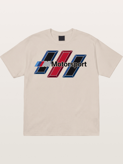 BMW M Motorsport Badge Art Cotton T-shirt