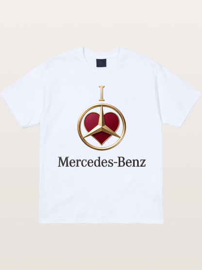 Mercedes Love Logo Art Gildan T-shirt