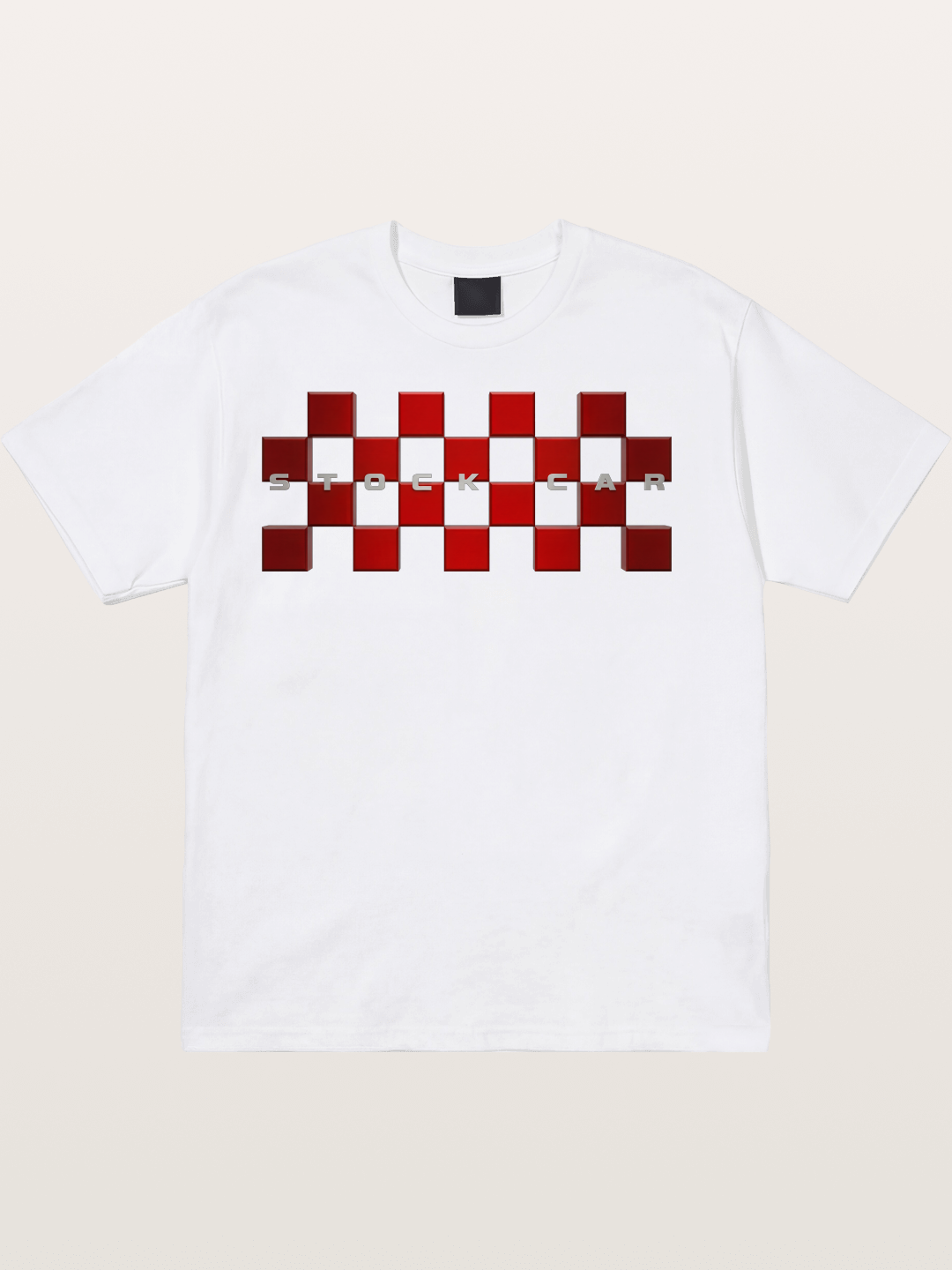 Checkered Ring Cotton T-shirt