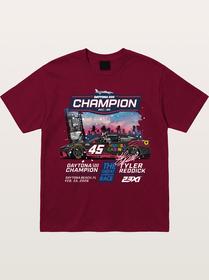 Tyler Reddick 45 Champion Car Art Gildan T-shirt