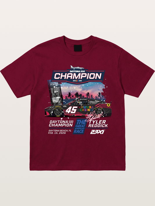 Tyler Reddick 45 Champion Car Art Gildan T-shirt