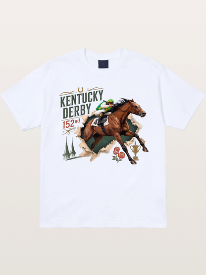 Kentucky Derby 152nd Horse & Roses Gildan T-shirt
