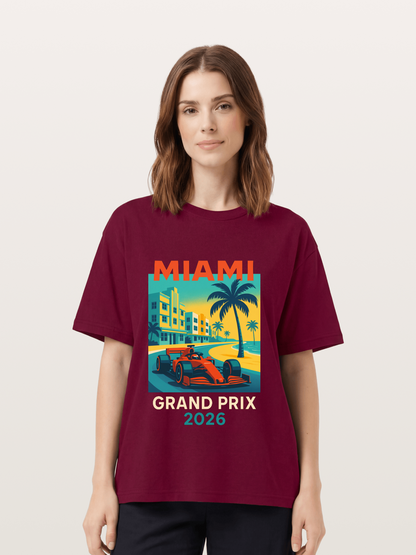 Miami Retro Race Vibes Gildan T-shirt