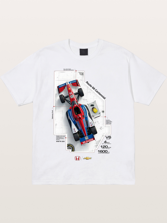 Blueprint Route66 IndyCar Card Cotton T-shirt
