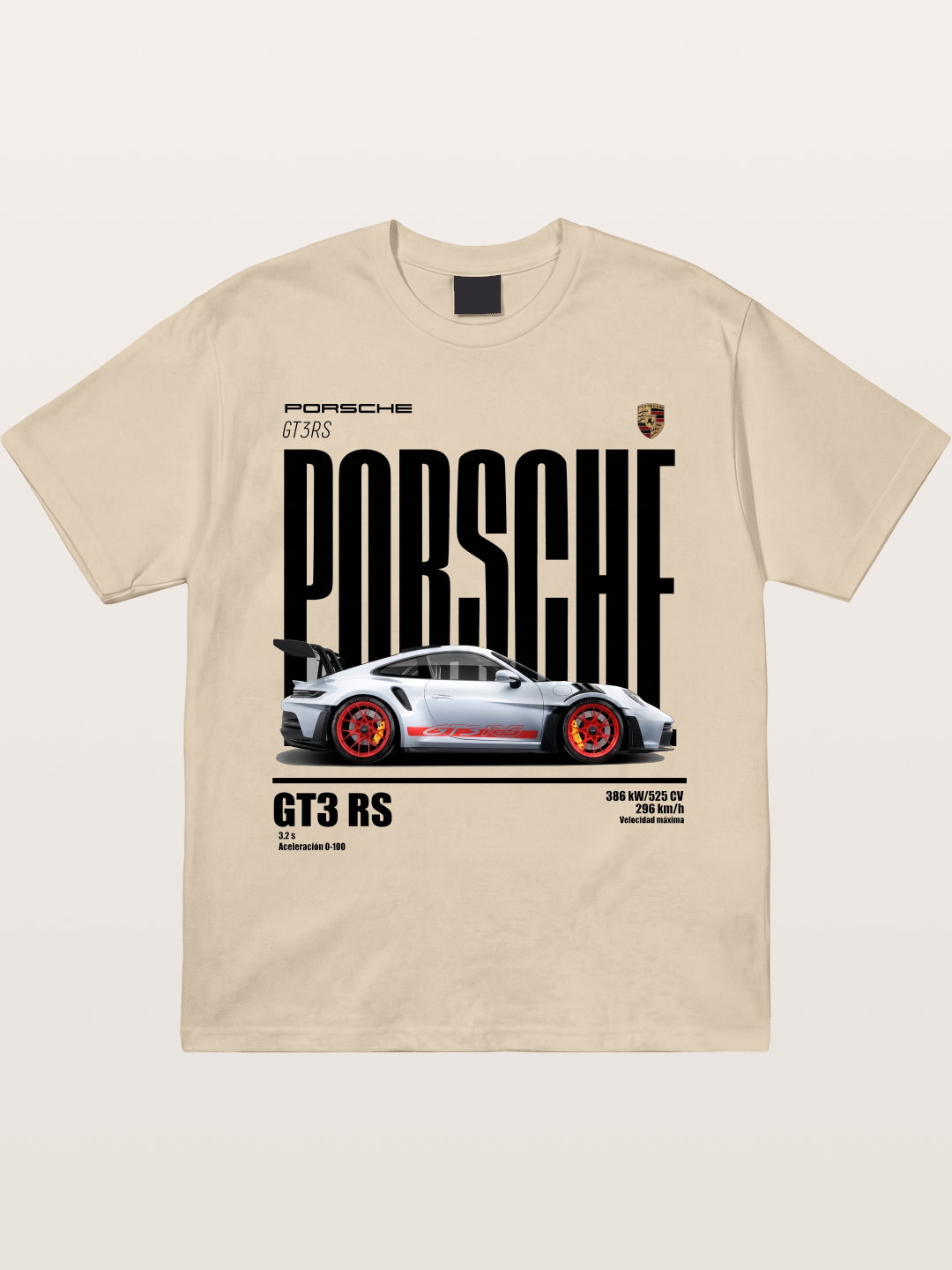Porsche 911 GT3RS Widebody Sports Car Gildan T-shirt