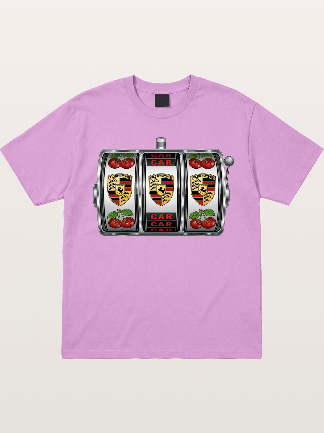 Porsche Slot Machine Art Print Gildan T-shirt