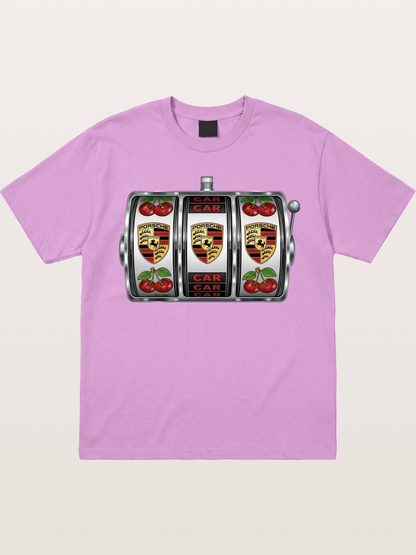 Porsche Slot Machine Art Print Gildan T-shirt