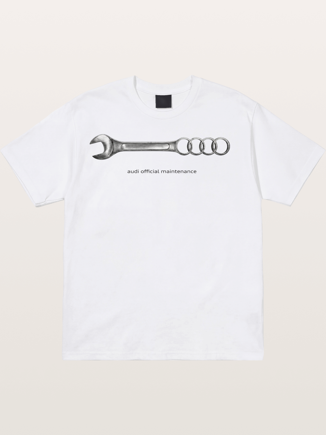 Audi Maintenance Wrench Art Cotton T-shirt