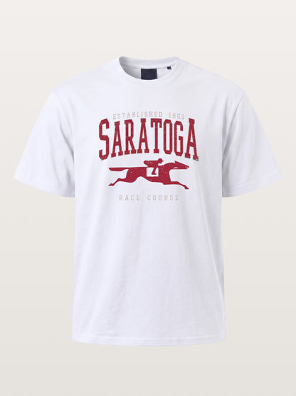 Saratoga Vintage Horse Silhouette Gildan T-shirt