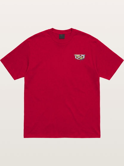 Cadillac Watercolor Logo Print Gildan T-shirt