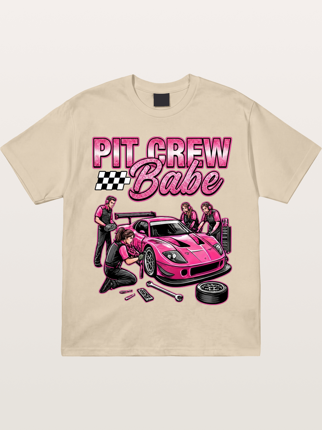 Pit Crew Babe Gildan T-shirt