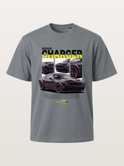 Dodge Hellcat Triple Car Collage Cotton T-shirt