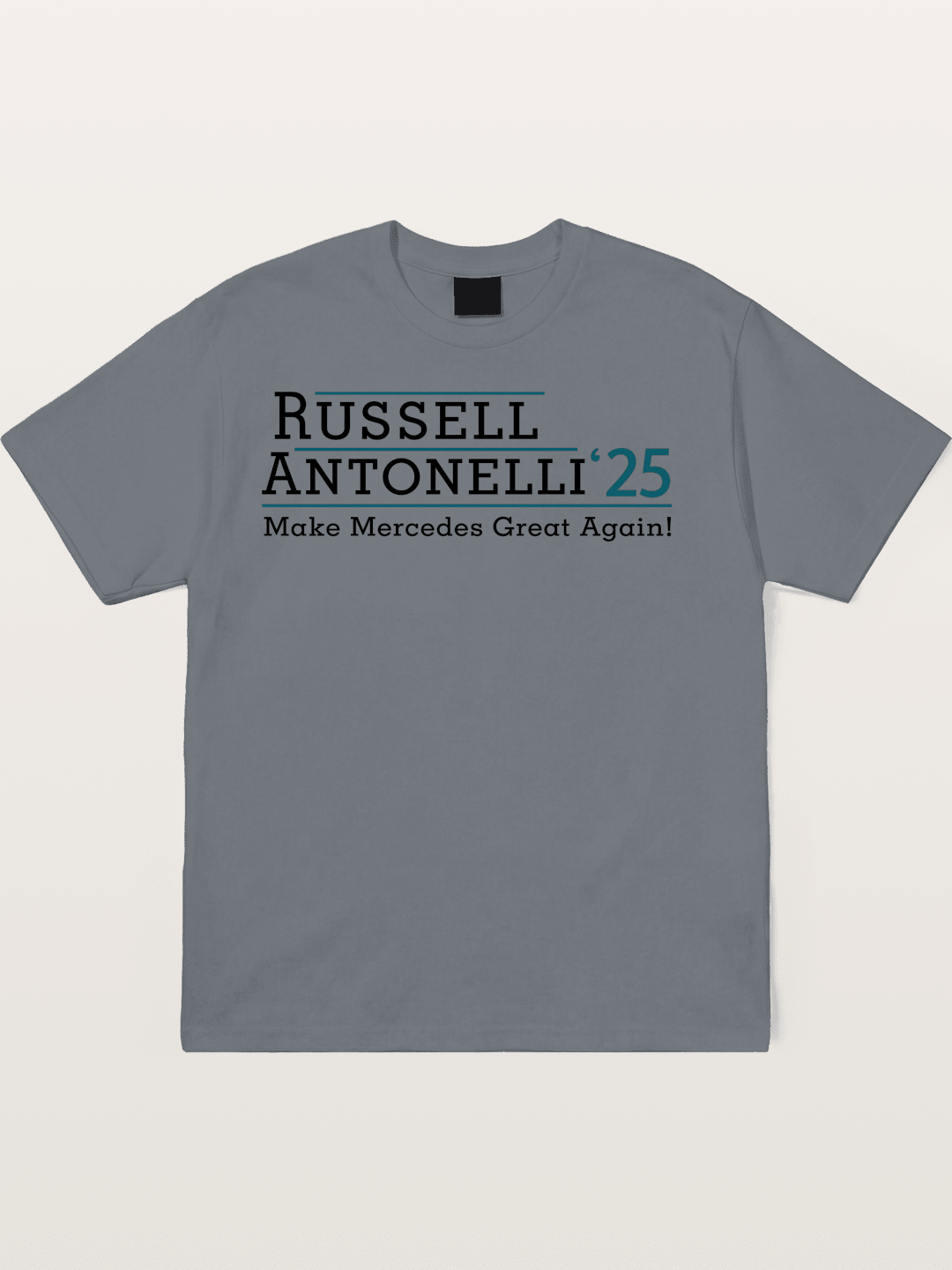 Russell Antonelli Mercedes Design Cotton T-shirt