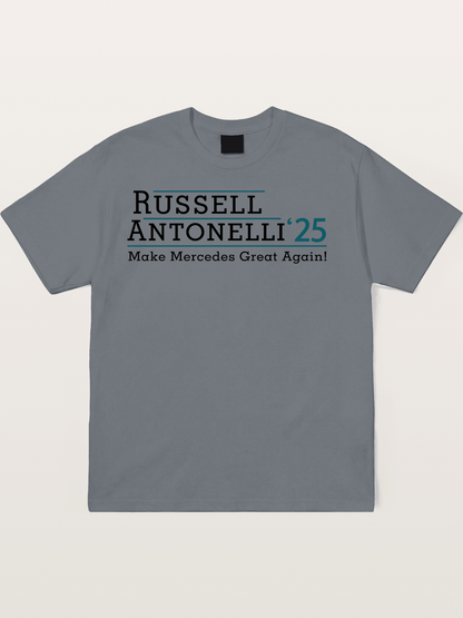 Russell Antonelli Mercedes Design Cotton T-shirt