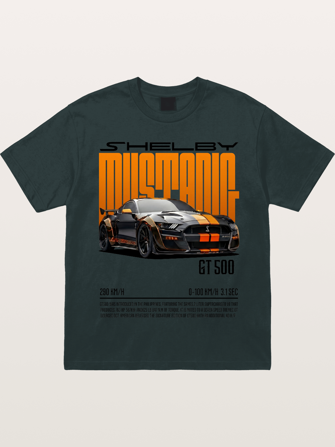 Shelby Mustang GT500 Art Gildan T-shirt